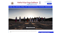 Desktop Screenshot of hathakriyayoga.com